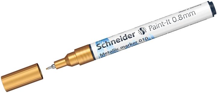 Actual product image Schneider Paint-It 010 Metallic marker, 0.8 mm, metallic silver (gold metallic, 0.80 mm, 1 x)