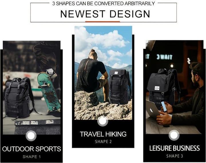 Actual product image Only-Bags.Store Convertible Travel Backpack (31 l)