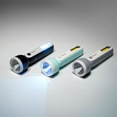 Tiross Taschenlampe WIEDERAUFLADBAR 3W LED + 1W COB TS-1854 (180 lm)