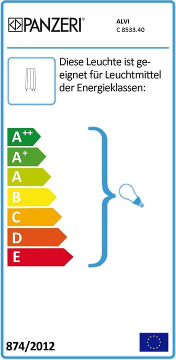 Energie-Label Panzeri Design Alvi 40 (E27)