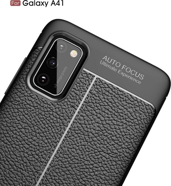 Produktbild Screenguard Samsung Galaxy A41 Hülle Leather Design TPU Cover (Samsung Galaxy A41)