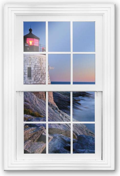 Immagine prodotto Trenddeko Finestra 3D - Vista mare (40 x 60 cm)