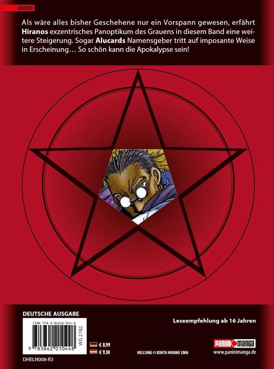 Immagine prodotto Panini Hellsing 8 (Tedesco, Kohta Hirano, 2010)