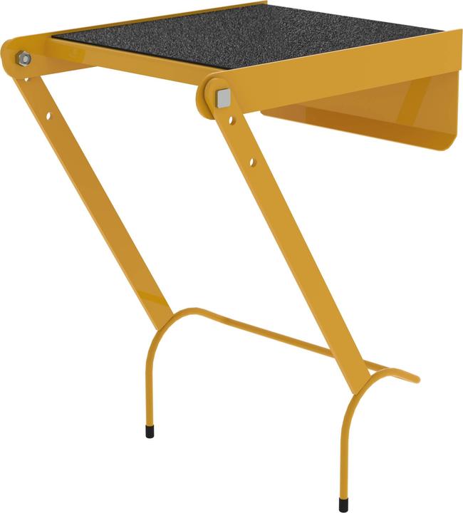 Produktbild Munk Einhängepodest R13 für Sprossenleitern RAL 1021 (Mehrzweckleiter, 37.50 cm)