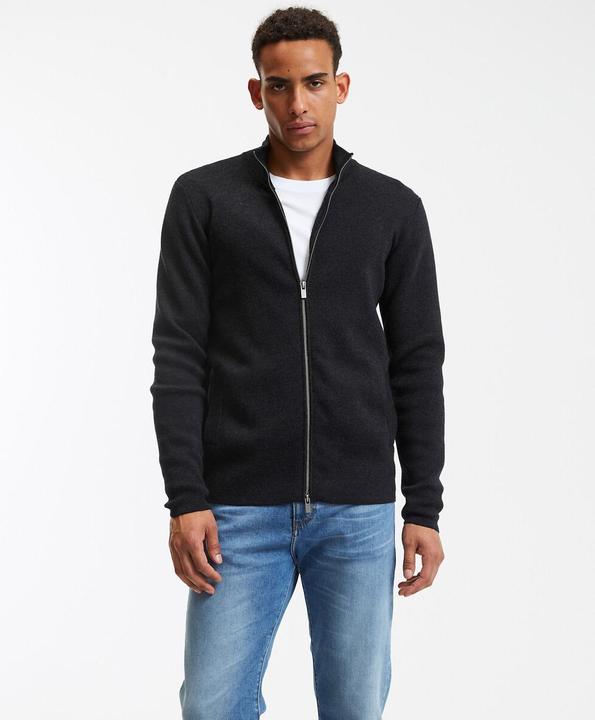 Actual product image La Redoute Collections Signature Merino Wool Cardigan with Zipper (XL)