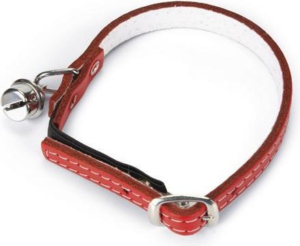 Beeztees Bz Halsband Leder M Glocke Rot (Katze)