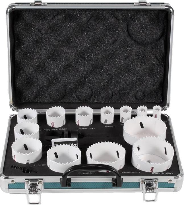 Produktbild Makita D-47307 Lochsägen-Set 16teilig (16, 19, 22, 25, 32, 35, 37, 44, 51, 57, 64, 68, 76 mm)