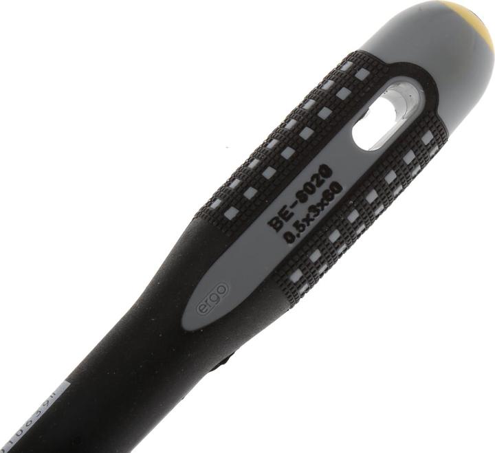 Immagine prodotto Bahco Cacciavite ERGO per viti con intaglio, diritto, con impugnatura a 3 componenti 0,5 mm × 3 mm × 60 mm (Viti con testa a intaglio)