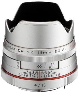 Actual product image Pentax DA 15mm, f/4.0 ED AL Limited (Pentax K, APS-C / DX)