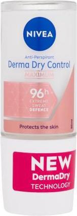 Produktbild NIVEA Derma Dry Control ball antiperspirant (Anti-Perspirant) 50 ml (Roll-on, 50 ml)