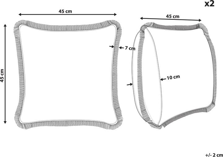Actual product image Beliani Mitella (45 x 45 cm)