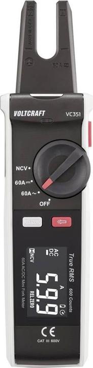 Produktbild Voltcraft VC351 Stromzange CAT III 600V Anzeige (Counts): 600 (CAT III 600V)
