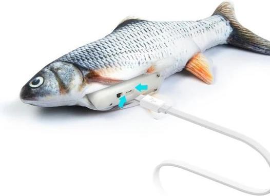 Produktbild PhoneLook Katzen Spielzeug Plüschtier Tanzender Fisch Haustier Unterhaltungs Spiel (Plüschspielzeug Katze)