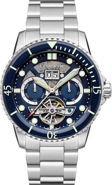 Immagine prodotto Thomas Earnshaw ES-8174-22 Duncan Grand Date Open Heart 43mm (Orologio da polso analogico, 43 mm)