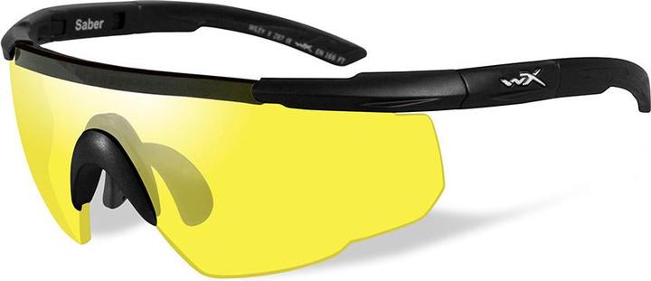 Wiley X WILEY-X Sonnenbrille SABER ADVANCED, gelb (Matt Schwarz, Gelb)