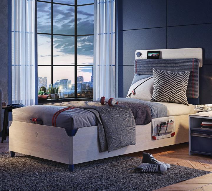 Image du produit Cilek Lit Trio Line avec espace de rangement 100x200cm (100 x 200 cm)