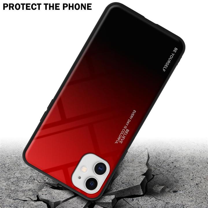 Produktbild Cadorabo TPU 2 Farben Glas Cover (Apple iPhone 11)