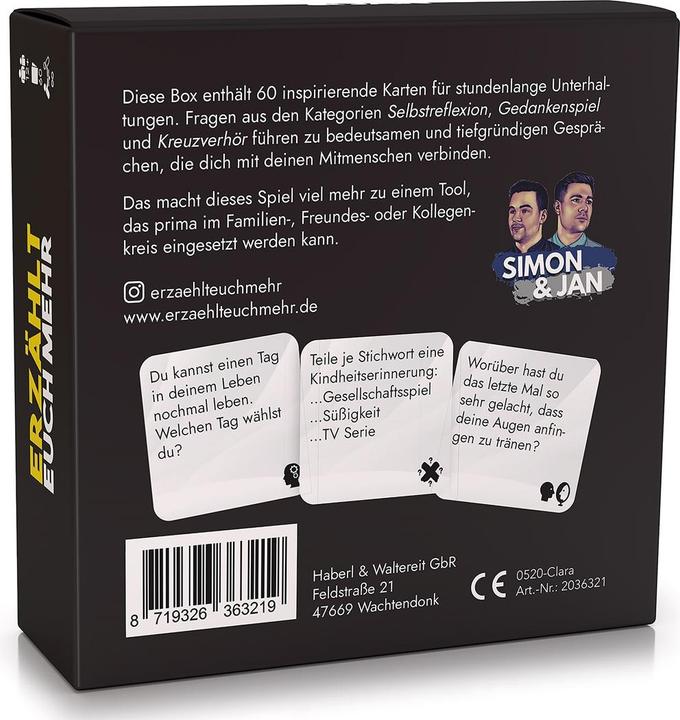 Actual product image Simon & Jan Tell you more (German)