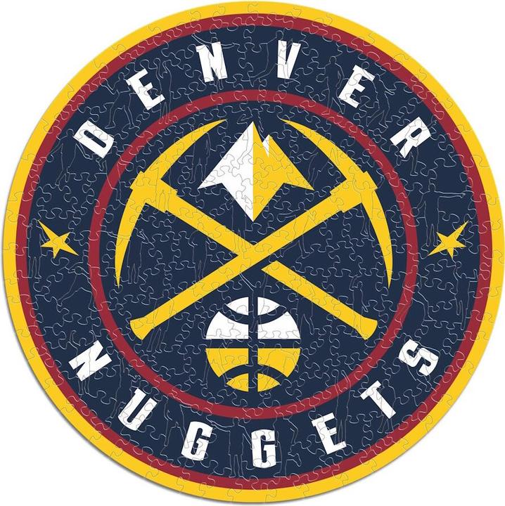 Produktbild Iconic NBA - Denver Nuggets - Logo - Holz Puzzle Grösse L (500 Teile) (500 Teile)