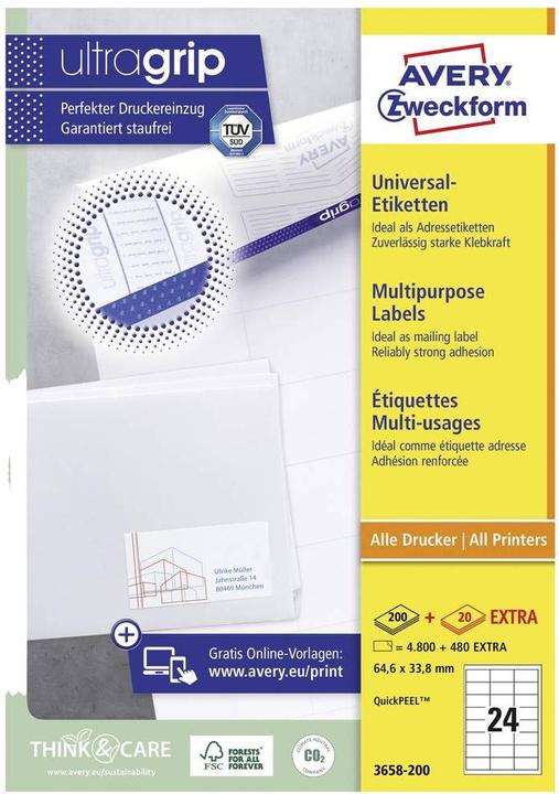 Produktbild Avery Universal-Etiketten