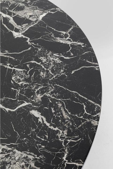 Actual product image Kare Design Table Schickeria Marble Black Ø110cm (110 x 110 x 74 cm)