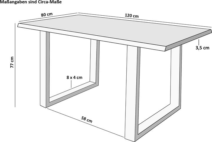Actual product image SAM Liam (120 x 80 x 74 cm)