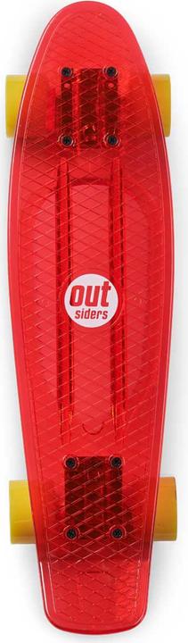Immagine prodotto Outsiders - Skateboard retrò trasparente rosso (6")