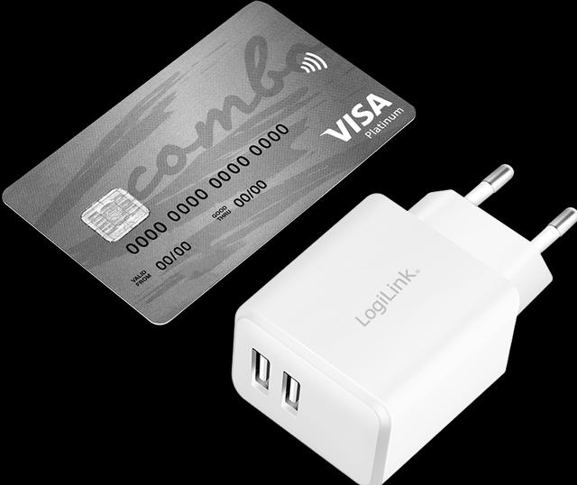 Actual product image LogiLink USB socket adapter (12 W)