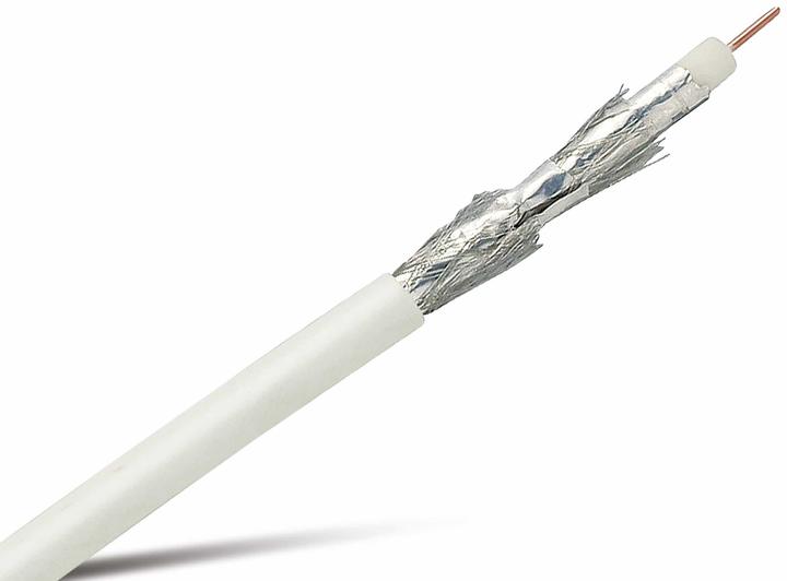 Actual product image Shiverpeaks SAT cable, coaxial shielded 4-way, DIGITAL CCS, 100m, Rin (120 dB, Antenna cable)
