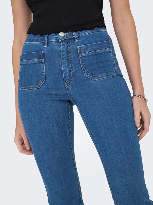 Actual product image Only ONLWAUW Hohe Taille Ausgestellt Jeans Flared fit jeans (32)