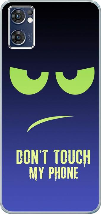 Dont Touch My Phone Grün Blau
