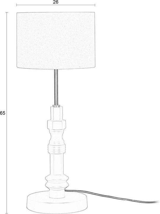 Actual product image Zuiver Totem Table Lamp Smooth Terra (E27)