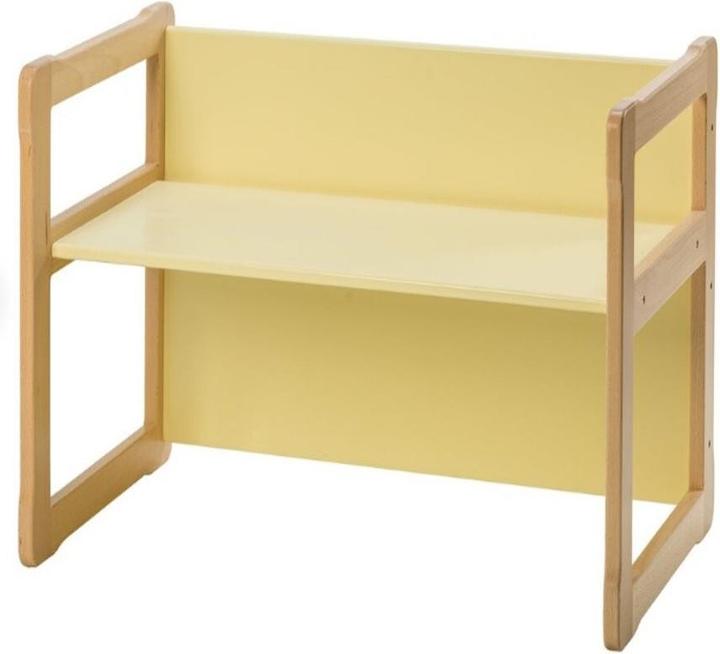 Actual product image Activity Board Children's Table and Chair/Bench Set, 3 in 1 Wooden Activity Table, Bench, Desk for Children Reading (Child armchair)