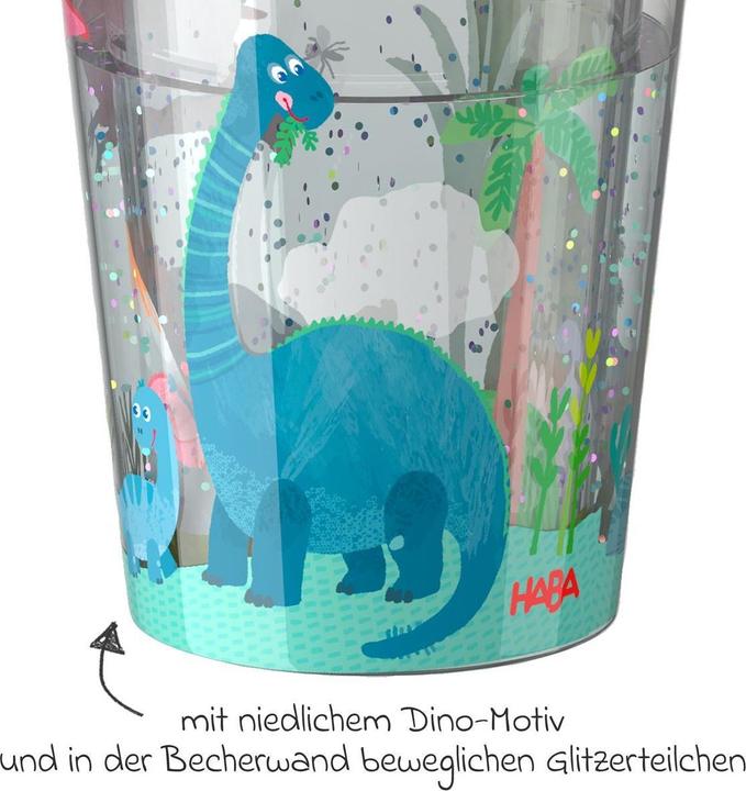 Produktbild Haba Glitzerbecher Dino