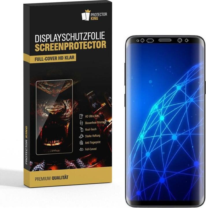Actual product image Protectorking 1x premium screen protector 3D CLEAR (1 Piece, Samsung Galaxy S9+)