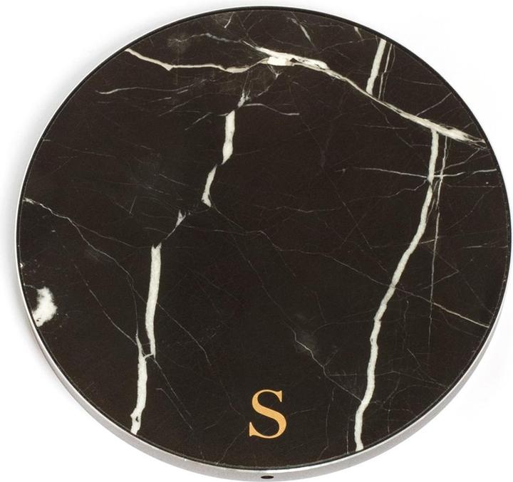 Produktbild Safari Selection Ladestation CIRCLE MARBLE schwarz/klein gemustert (10 W)