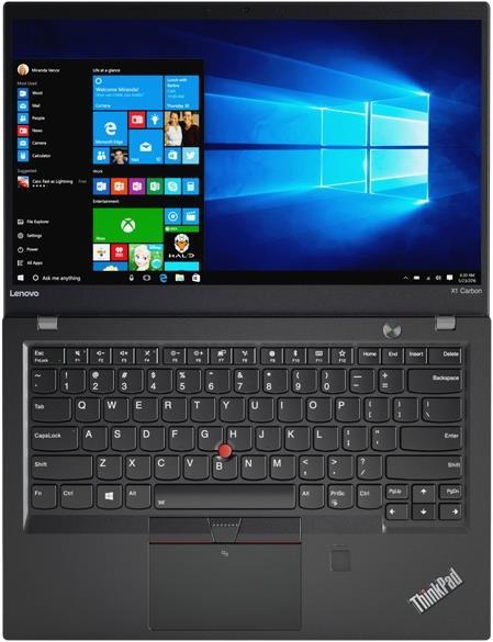 Produktbild Lenovo ThinkPad X1 Carbon Gen 5 (14", Intel Core i7-7500U, 16 GB, 256 GB, CH)