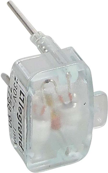 Actual product image Legrand PRO21 Glow lamp 775890 21 230V 1.0mA green for push-button only