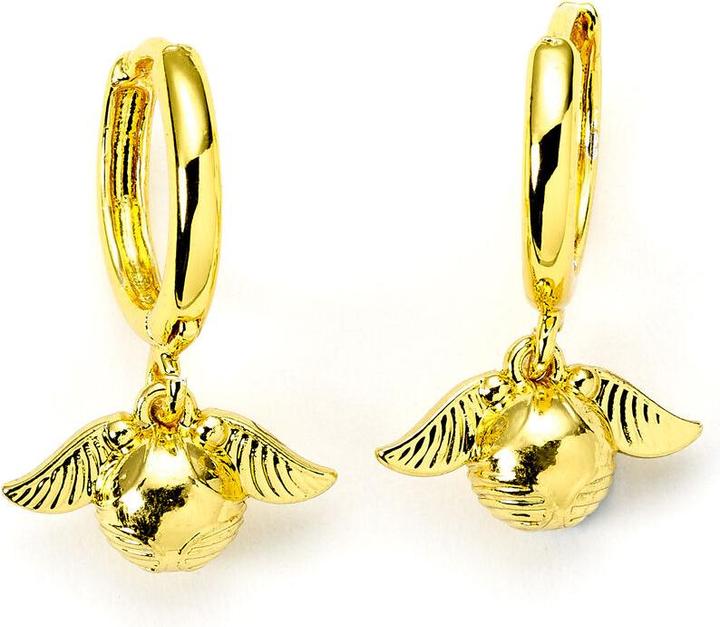 Produktbild Carat Harry Potter Goldene Schnatz goldfarbene Huggy-Ohrringe, Einheitsgrösse, Zink, Kein Edelstein (3% Kupfer, 93% Zink, Zink, 4% Aluminium)
