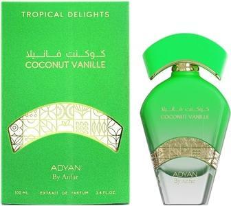 Adyan Coconut Vanilla Eau De Parfum Tropical Delights Collection Unisex Perfume (Eau de Parfum)