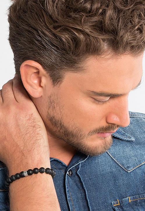 Immagine prodotto Thomas Sabo Bracciale Ossidiana (19 cm, Argento)
