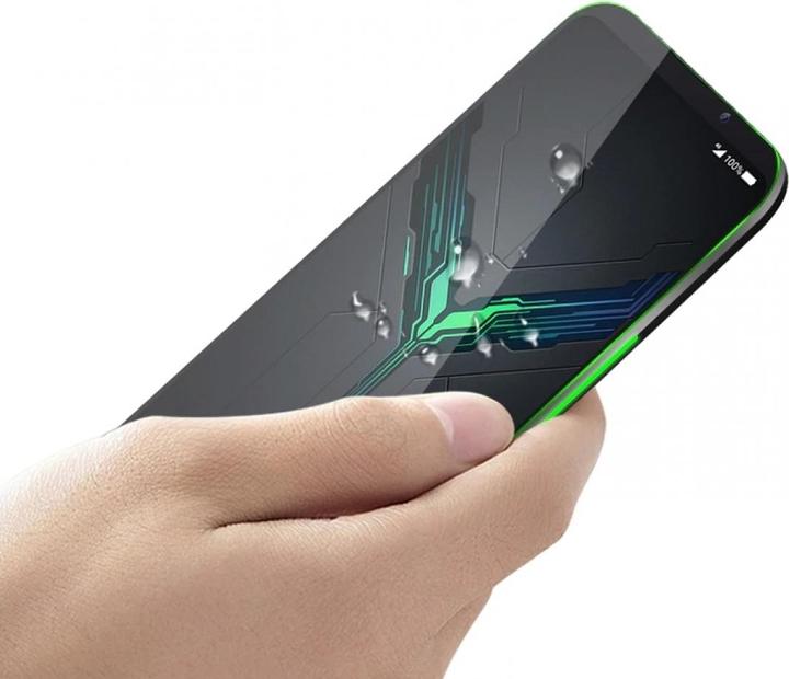 Actual product image Screenguard Xiaomi Black Shark 2 Pro Full Screen Protective Glass Film 2.5D 9H (1 Piece, Xiaomi Black Shark 2 Pro)