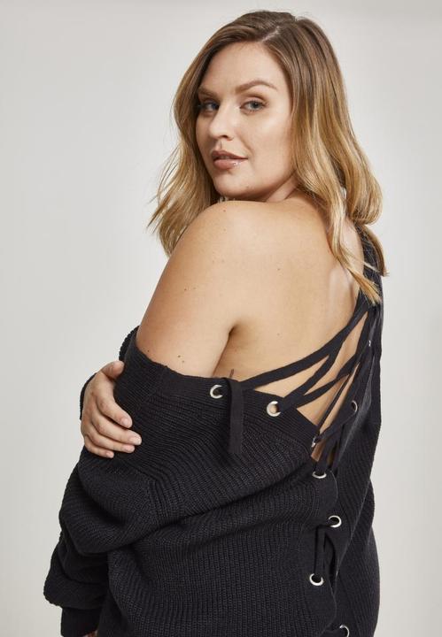 Actual product image Urban Classics Ladies Back Lace Up Sweater (3XL)