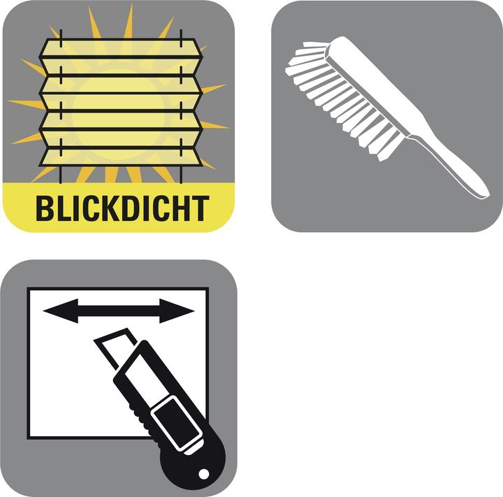 Produktbild Gardinia Plissee Concept zum Klemmen Flowers and Plants Zweig