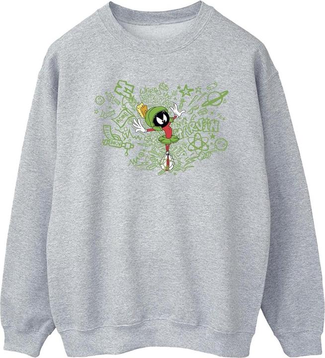 Looney Tunes ACME Doodles Marvin Martian Sweatshirt (L)