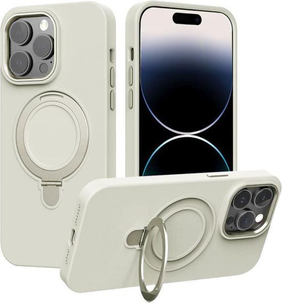 Produktbild MU Classic Liquid Silicone MagSafe Stand Series (Apple iPhone 15 Pro)
