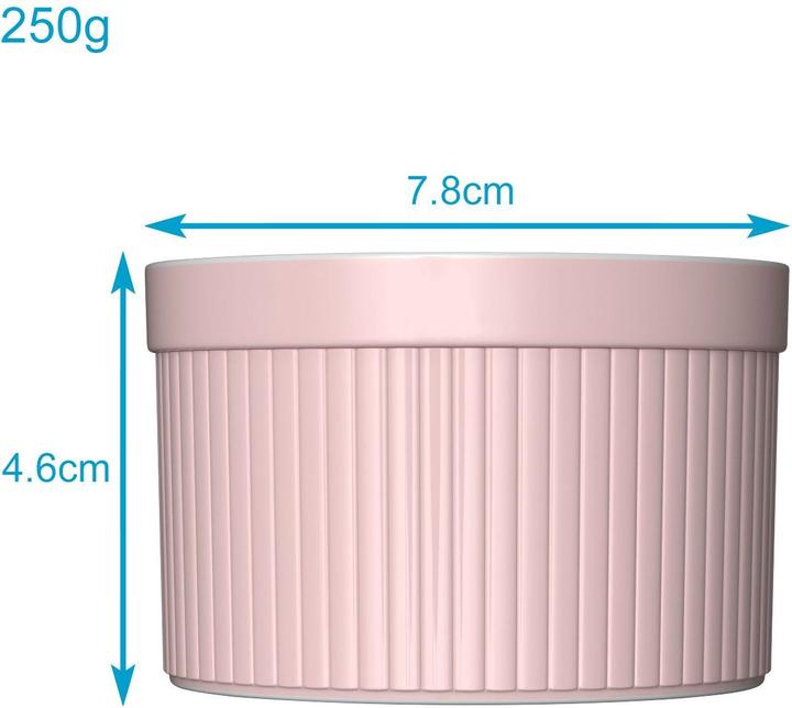 Actual product image Intirilife Set of 6 Soufflé Moulds Casserole Dishes