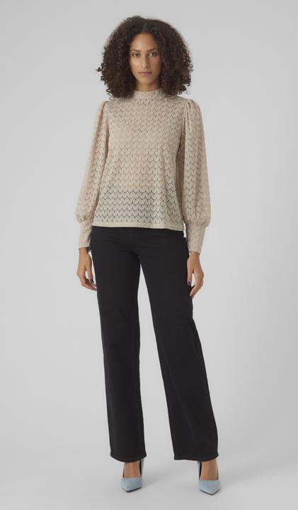 Immagine prodotto Vero Moda Vmbecca Ls High Neck Lace Top Jrs Noos (XS)