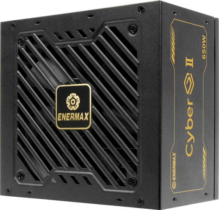 Image du produit Enermax Power Supply 650W CyberG II 80+ Gold Black non-mod (650 W)