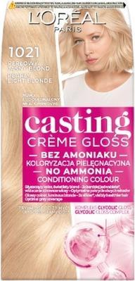 L'Oréal Paris Creme Gloss Cream Coloring No.1021 Light Pearl For light hair (1021 Light Pearl)